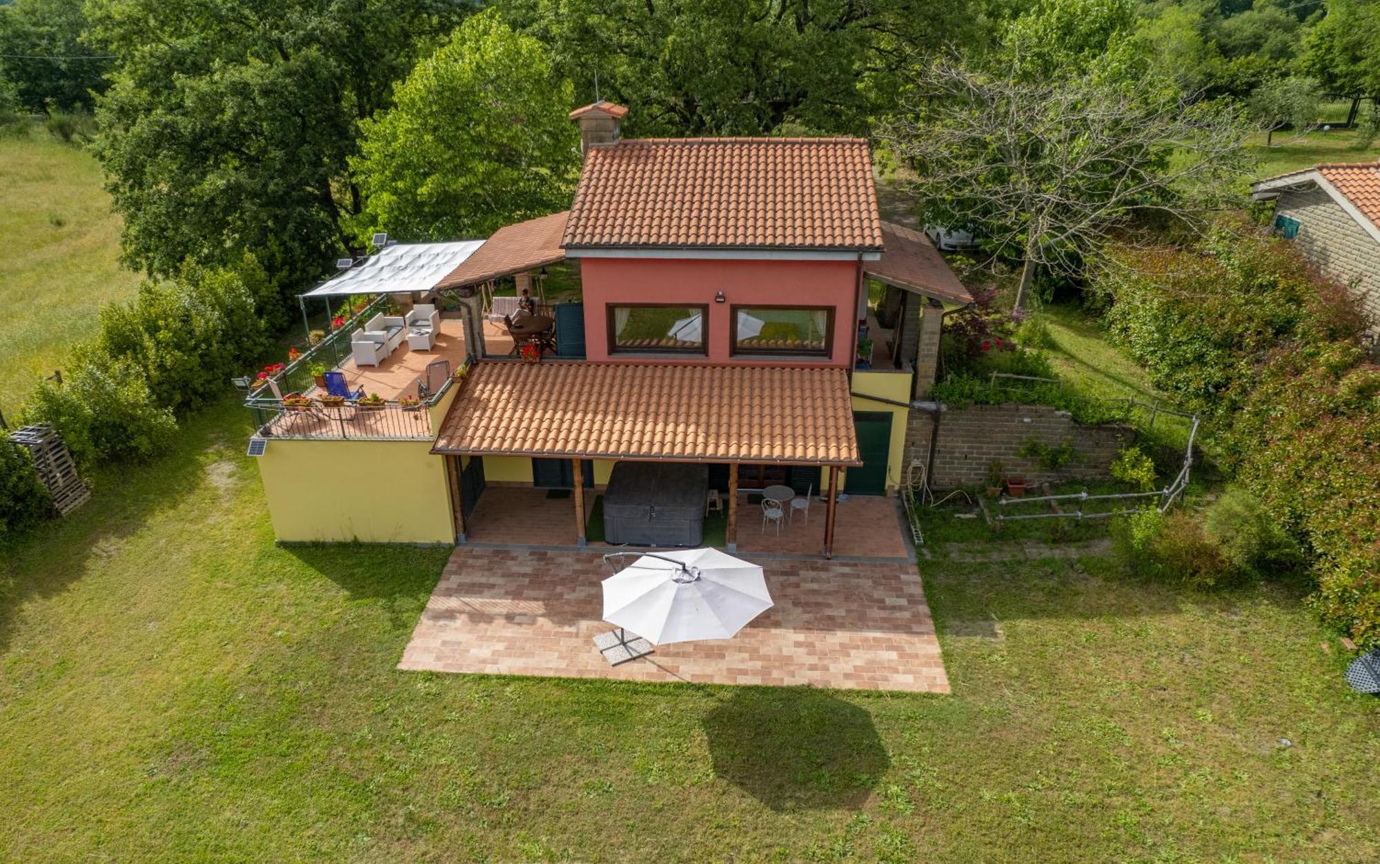 La Casa Rossa Nell'Oasi Verde Villa Canale Monterano Exterior photo